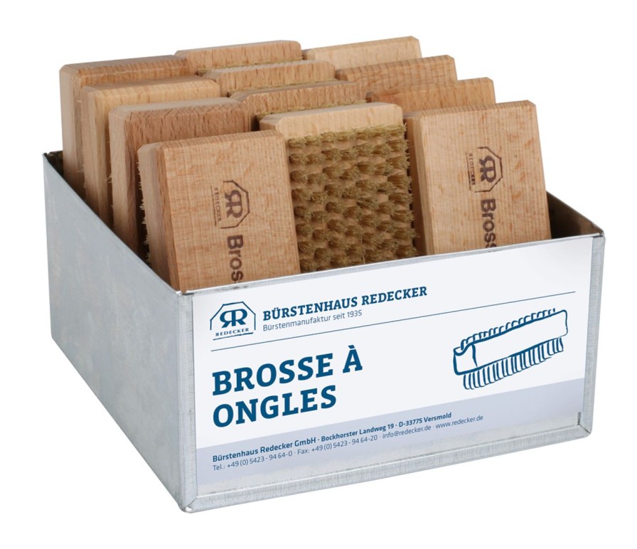 Soin Du Corps Redecker | Brosse A Ongles D'Artisan