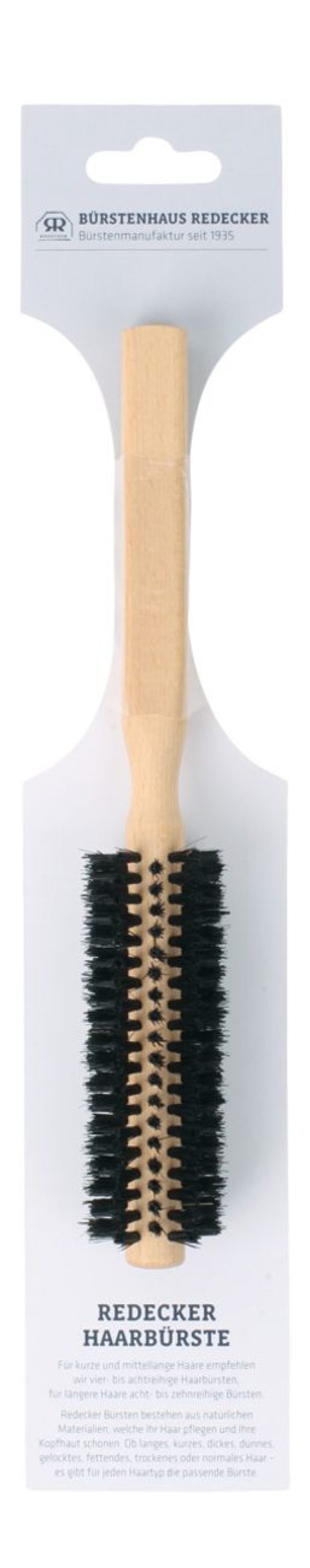 Soin Du Corps Redecker | Brosse A Cheveux Ronde