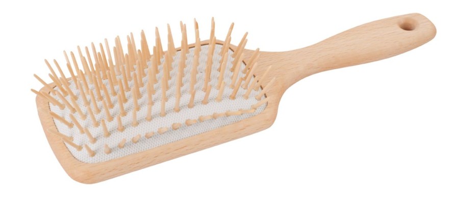 Soin Du Corps Redecker | Brosse A Cheveux En Bois Pour Cheveux Longs