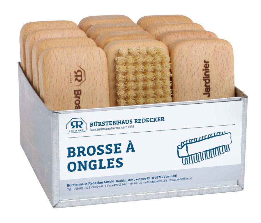 Soin Du Corps Redecker | Brosse A Ongles Du Jardinier