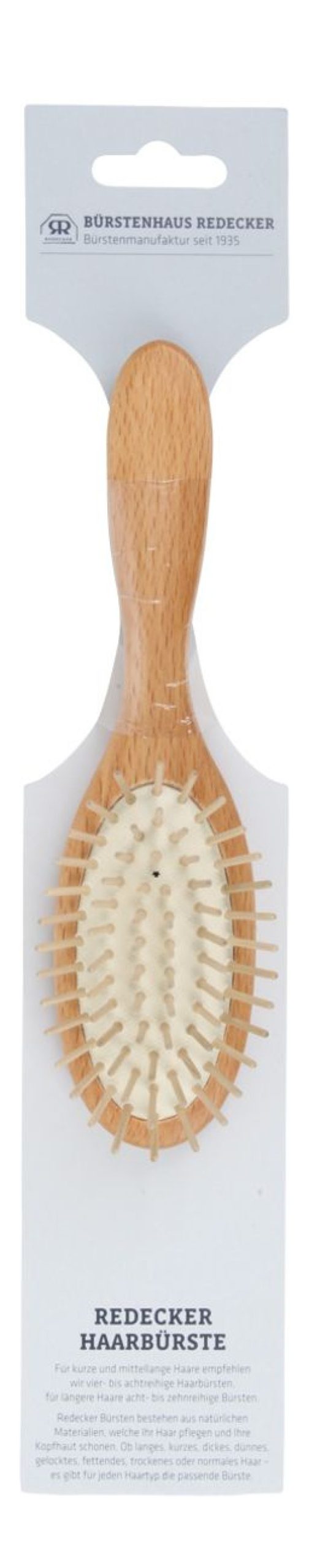 Soin Du Corps Redecker | Brosse A Cheveux En Bois