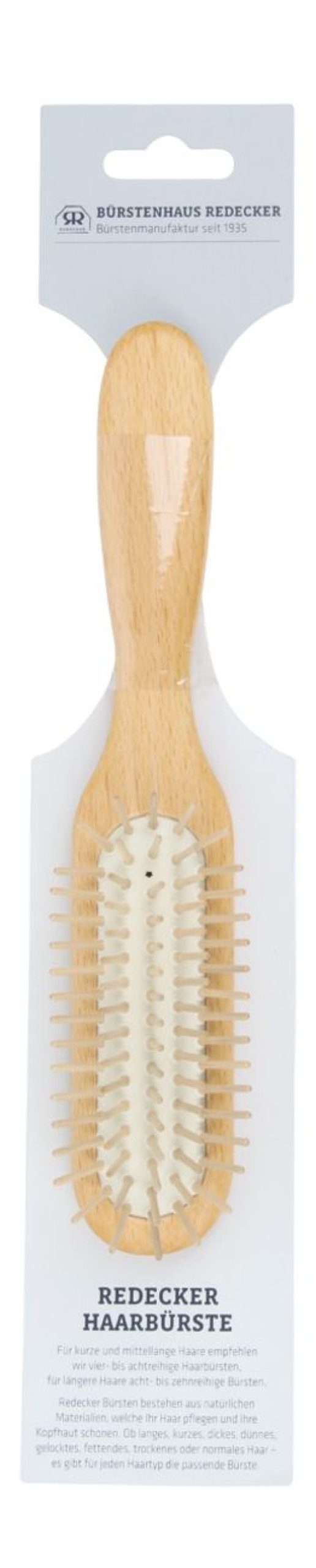 Soin Du Corps Redecker | Brosse A Cheveux En Bois