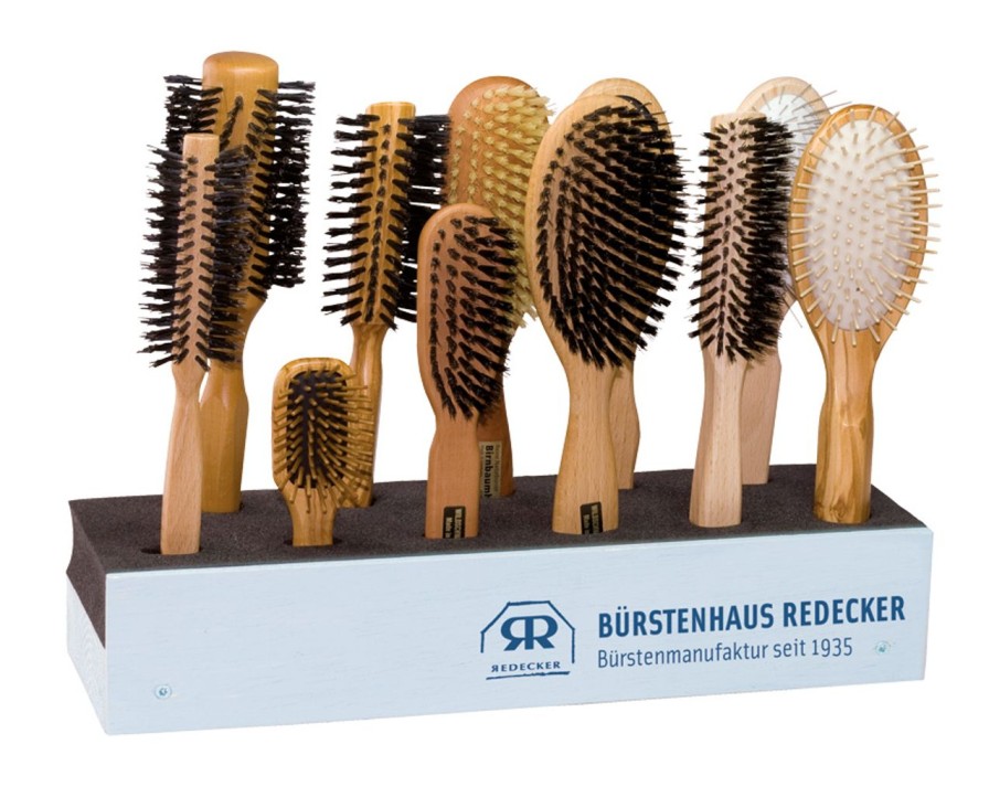 Soin Du Corps Redecker | Presentoir De Vente De Brosses A Cheveux