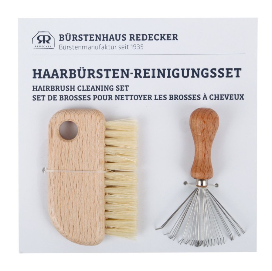 Soin Du Corps Redecker | Kit De Nettoyage Pour Brosse A Cheveux