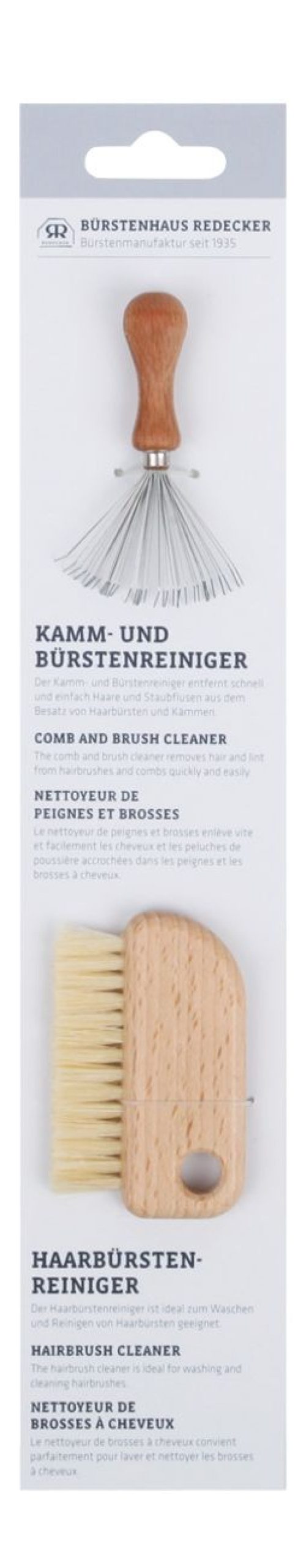 Soin Du Corps Redecker | Kit De Nettoyage Pour Brosse A Cheveux